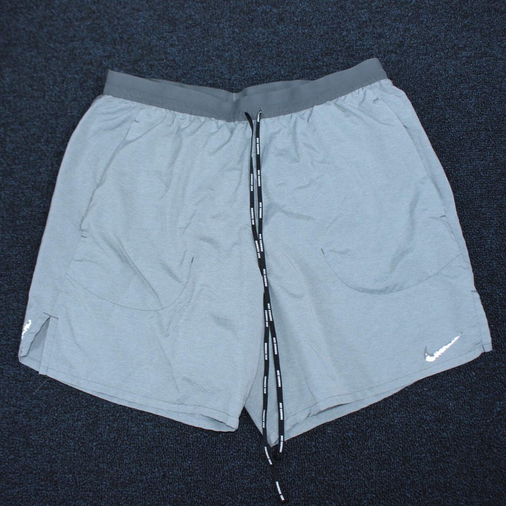 Nike Flex Stride Shorts Mens Large 7" Dri-FIT Running Gray Lined CJ5459-068